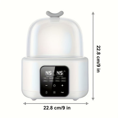 6-in-1 Electric Bottle Warmer - Timer, Defrost and Keep-Warm Modes