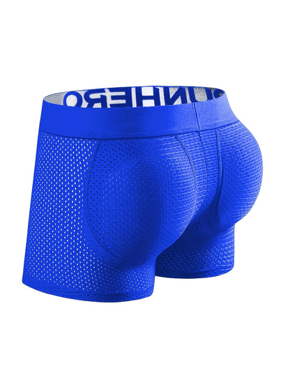 New Men'S Boxers Featuring Butt Pads, Made from Breathable Mesh, Designed for Comfort And Elasticity, Perfect for Lounging at for home