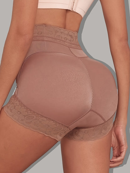 Shapewear Designed to Lift And Shape The Buttocks, Featuring Lace And Non-Slip Gel for a Flattering Silhouette.