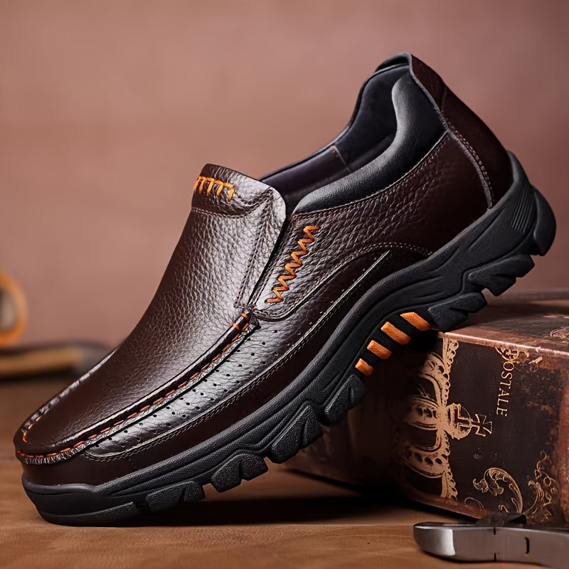 Men's Casual Loafers, Breathable Lightweight Slip On Shoes for Business Office, Spring Summer And Autumn