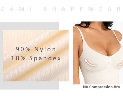 Womens Tank Top Shapewear Tummy Control Tops Cami Tank Compression V Neck Camisole
