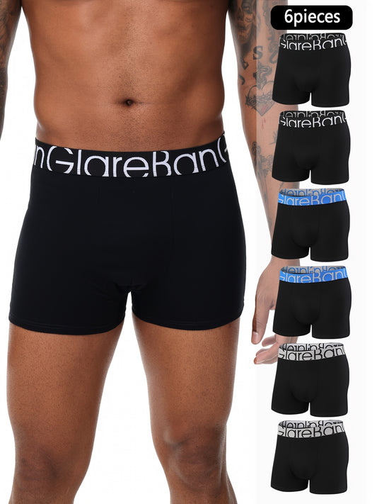 6pcs Pack Cotton Boxer Shorts Men Underwear Soft Male Underpants for Men Briefs Boxershorts Sports