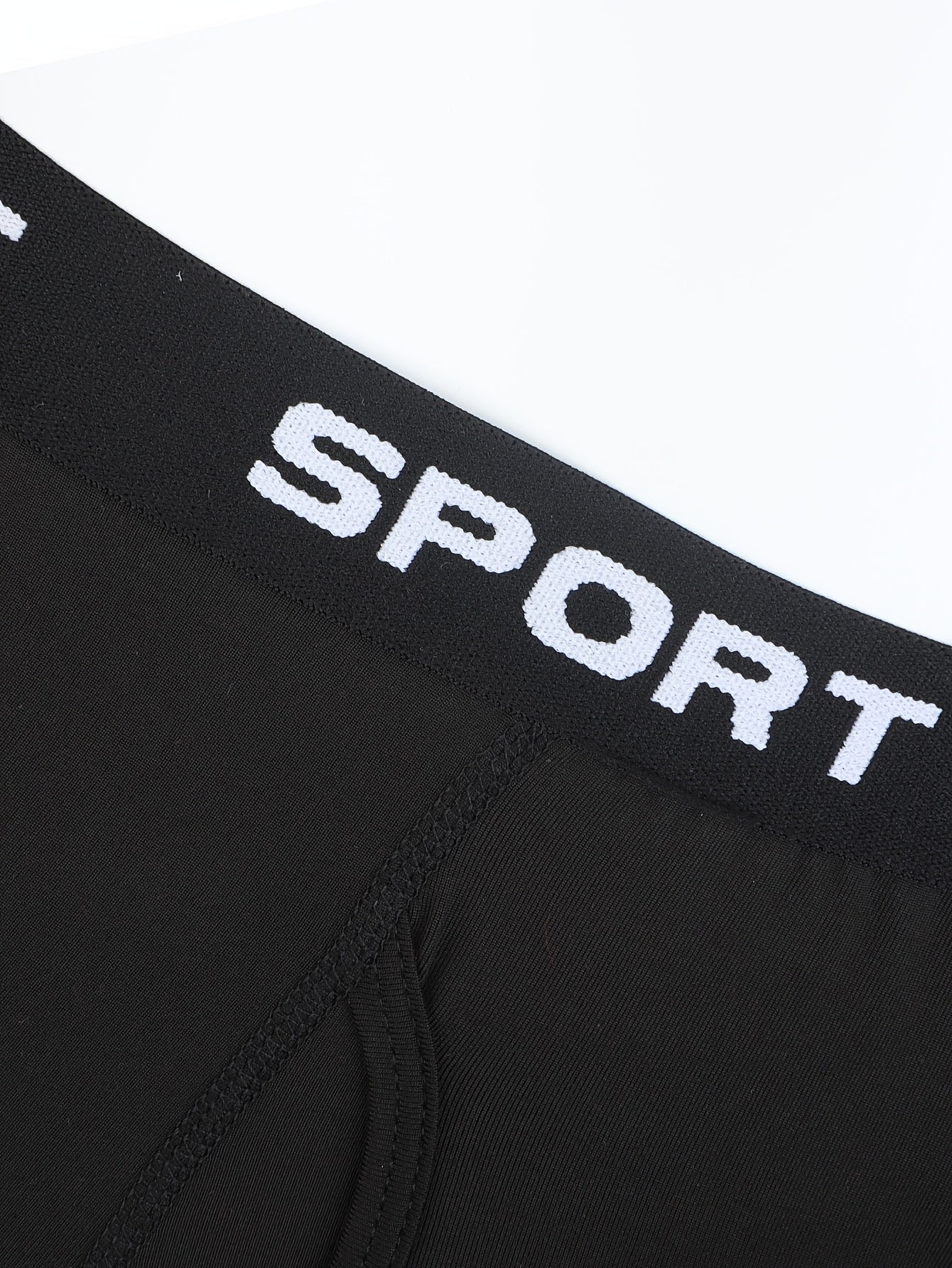 Five Sets of Men'S Boxer Briefs Made from Imitation That Do Not Ride Up, Featuring Regular Elastic Bands