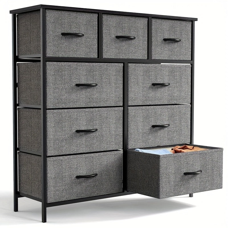 Storage Cabinet Chest of Drawers 9 Drawer Cabinet Multiple Colors Integrated Slide - product view 5