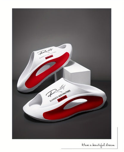 Men's Slides - Thick Sole & Open-Toe Comfort 473317
