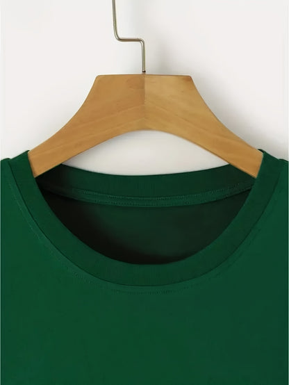 Men's Graphic T-Shirt - Round Neck Short Sleeve Streetwear Style