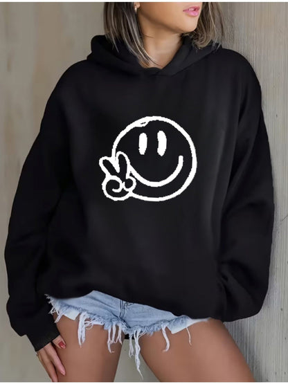 women's hoodie Sweater - Holiday Party Outfit - Soft Everyday Fall Tops - Machine Washable Casual Pullover sweatshirt