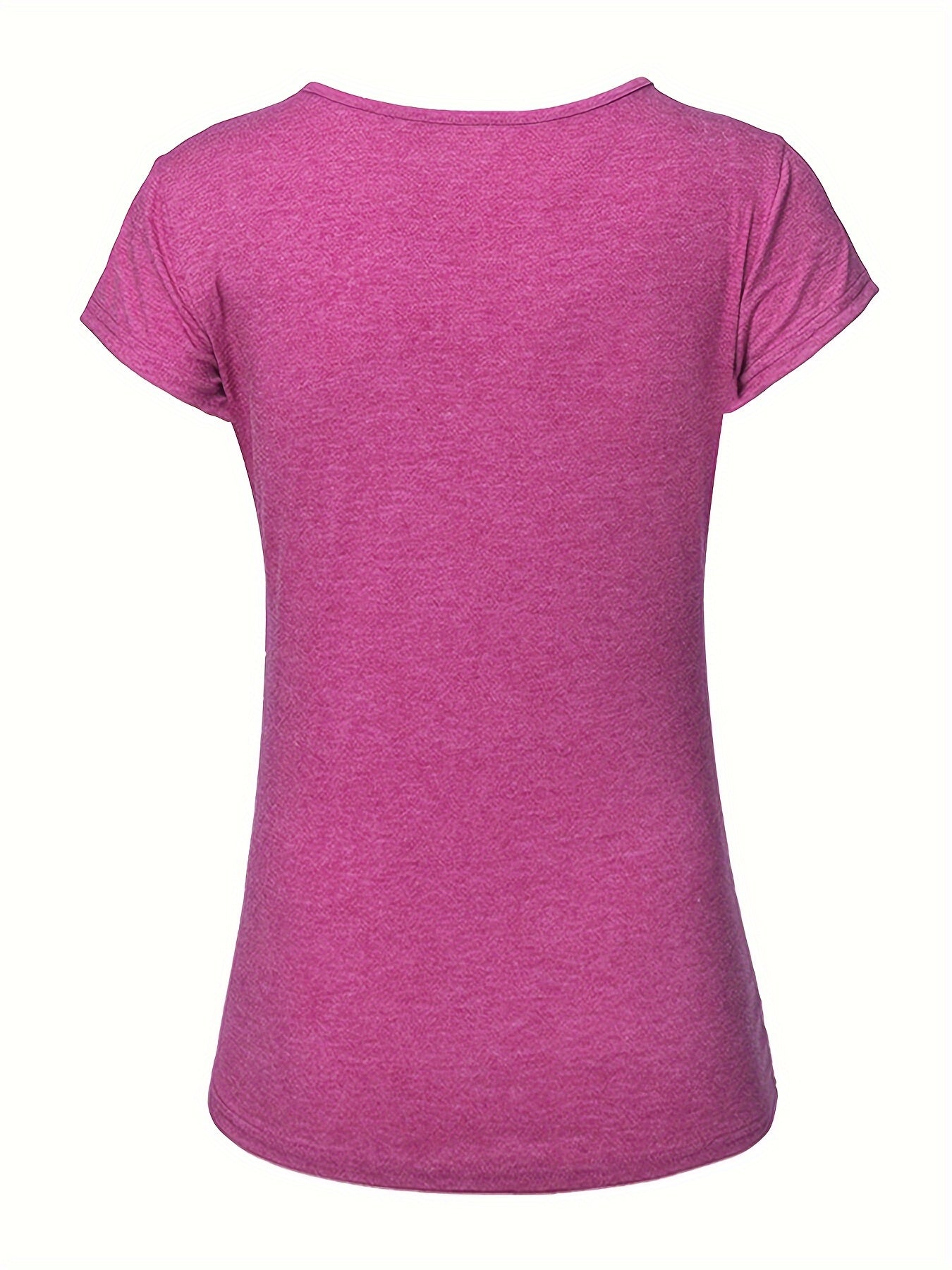 Set of 3 Women'S Short Sleeve Maternity Tops with Side Ruching for Breastfeeding