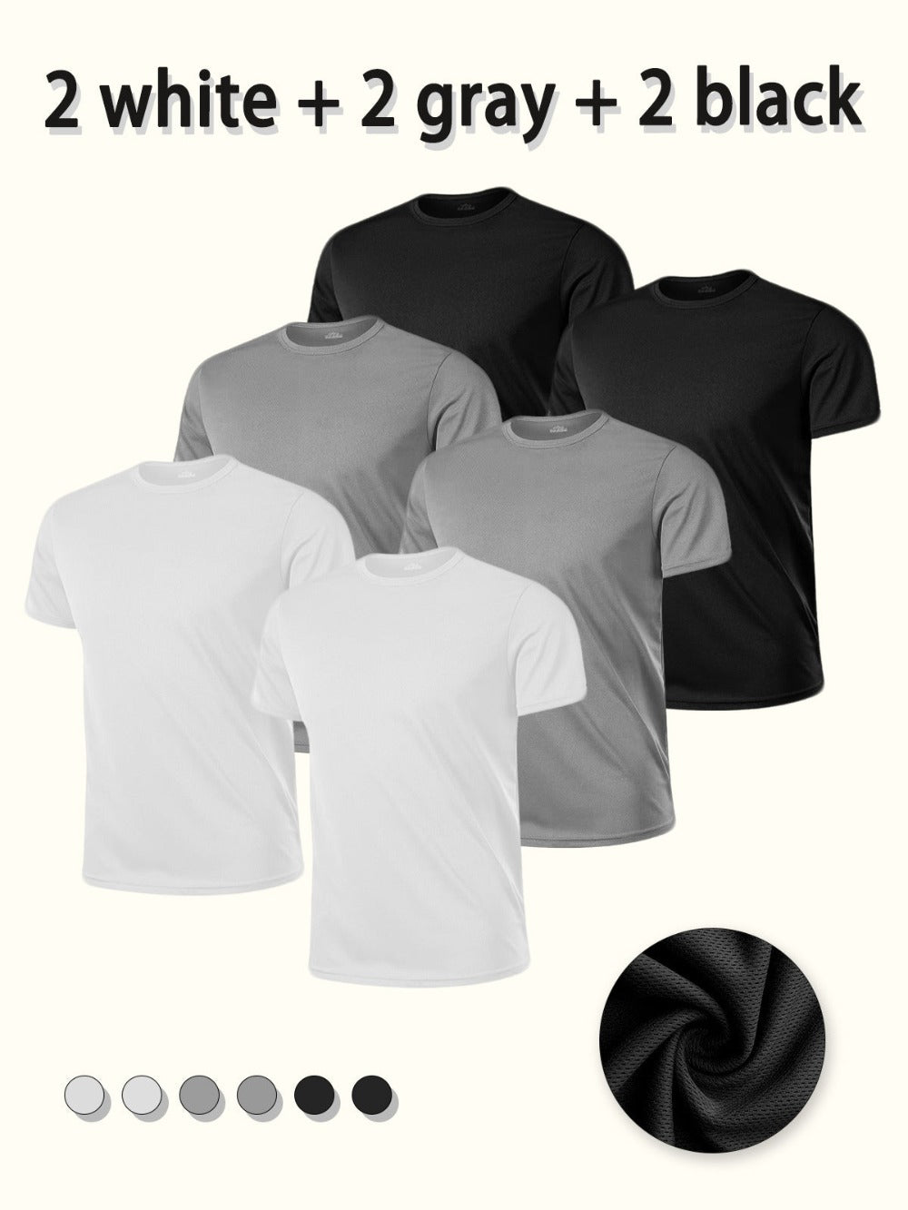 Men's Essential T-Shirt - Crew Neck Short Sleeve Everyday Style