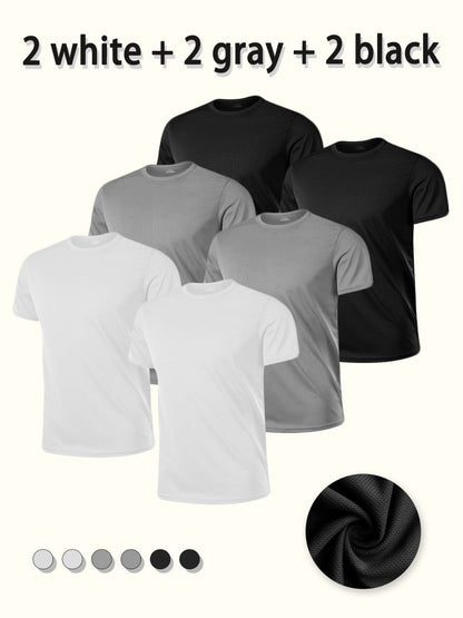 Men's Essential T-Shirt - Crew Neck Short Sleeve Everyday Style