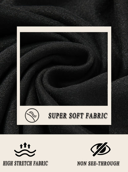 Women's Black High-Waist Pants - product view 14