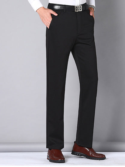 3 Colors Available, Men's Suit Pants, New Men's Classic Senior Business Casual Light Suit Pants, Casual Pants, Interview, Office Choice, Comfortable Material, Breathable and Quick-drying, Pocket Design, Perfect Gift Choice
