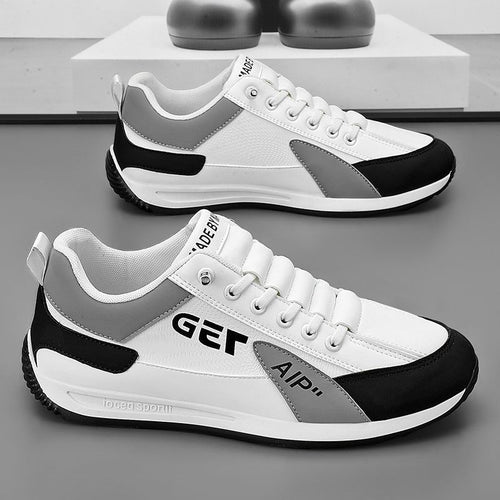 [Slip-On Sneakers] Sneakers Men's Shoes Slip-On Summer 2025 New Argan Sports Board Shoes Running Men's Casual White Shoes Thick Bottom Spring