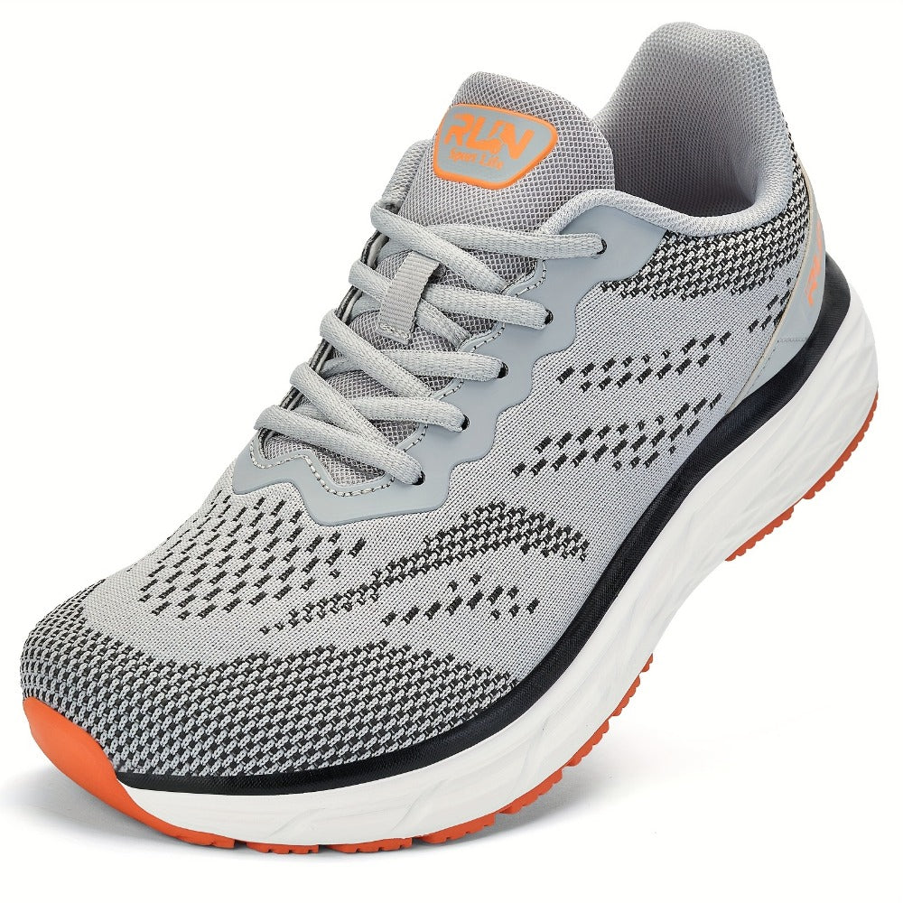 Men's Wide-Width Mesh Sneakers - Memory Foam Cushioned Insole
