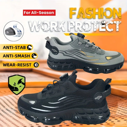 Men's Work & Safety Shoes - Steel Toe Protection & Non-Slip Sole