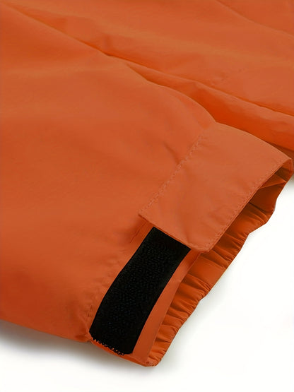 Men'S Rain Jacket Waterproof with Zipped Pockets Windproof Rain Jacket with Hooded