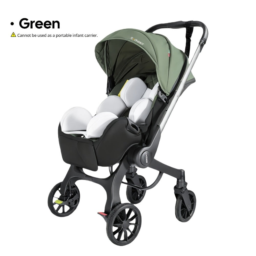 Baby Stroller - Foldable Adjustable Travel Metal