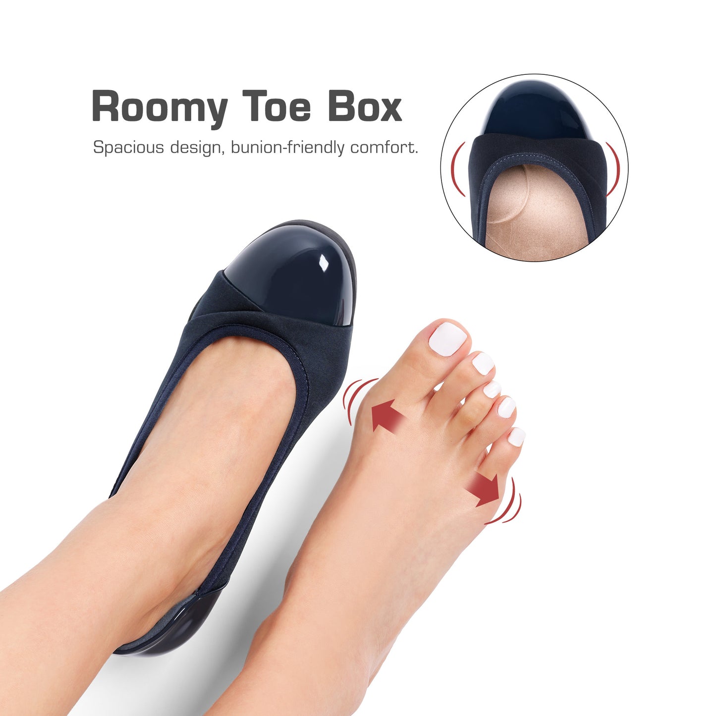 Women's Pumps Low Chunky Block Closed Toe Shoes Work Comfortable Heels Round Toe Dress Elegant & Breathable Pumps Dress Shoes Low Heel Slip On Loafers Pumps