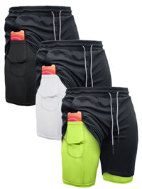 Black 2 + Black Outside And White Inside + Fluorescent Green