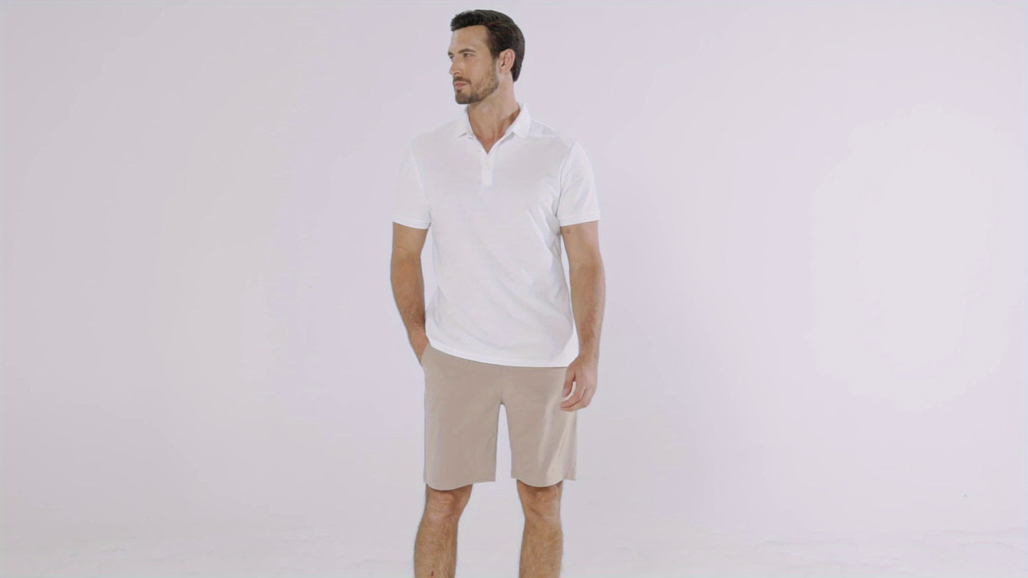 Men's Golf Shorts 9" Hiking Work Sports Casual Stretch Quick Dry High Quality Lightweight Work Shorts with 5 Pockets Quick Dry, Stretchy Comfort for Hiking & Leisur