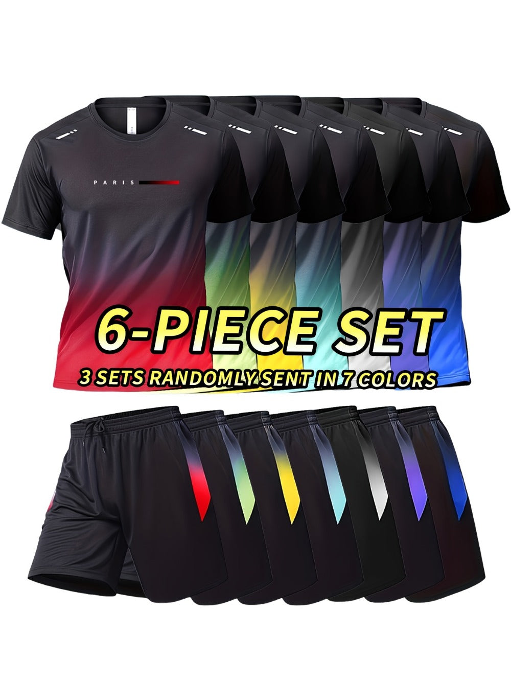 Men's Pajama Shorts Set - Pocket 6