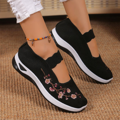 Women's Breathable Knit Sneaker-Non-Slip Comfortable Soft Sole-Lightweight Breathable Sneaker Suitable for Daily Wear, Walking, Running, Traveling-Perfect Gift for Fashion Women, Women Shoes, Sneakers