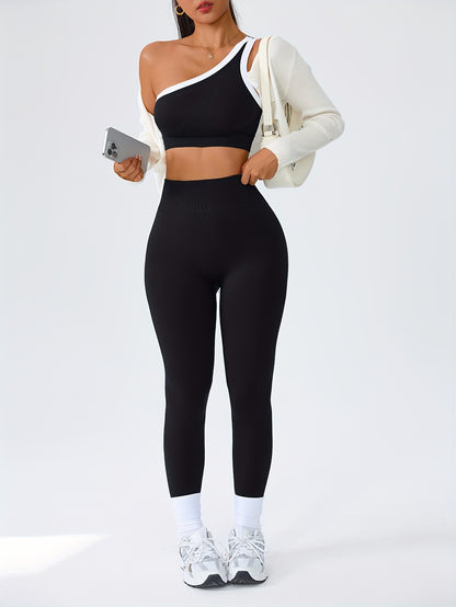Women's Navy Blue Color High-Waist Leggings - product view 21