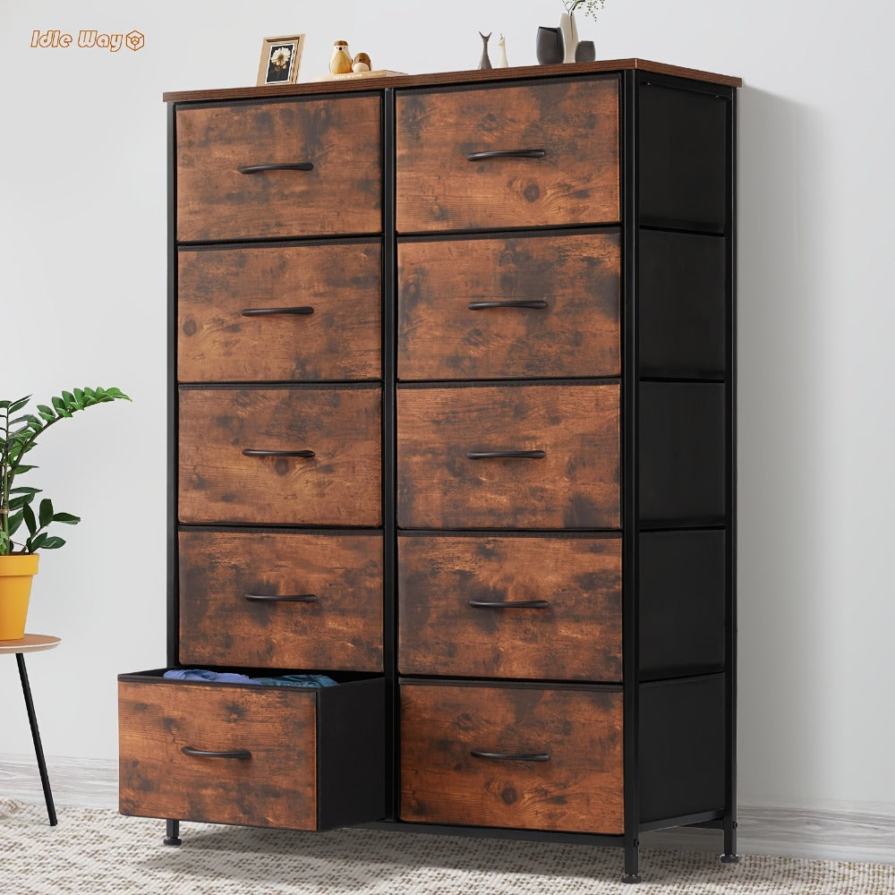 Fabric Drawer Dresser - Space-Saving