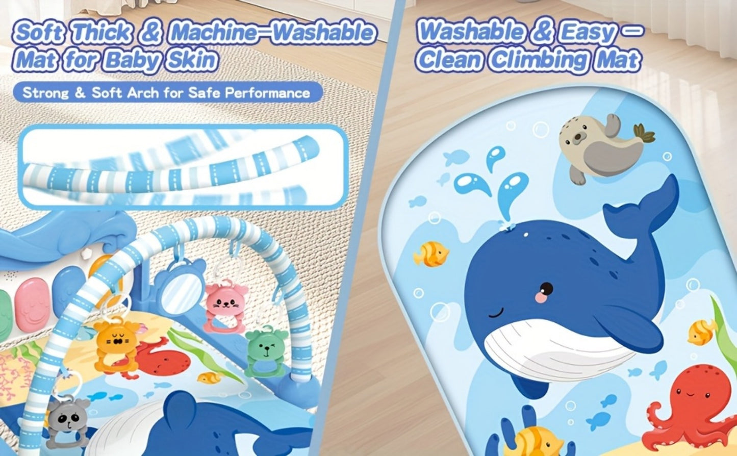Baby Play Gym - Mat Floor Kick Piano