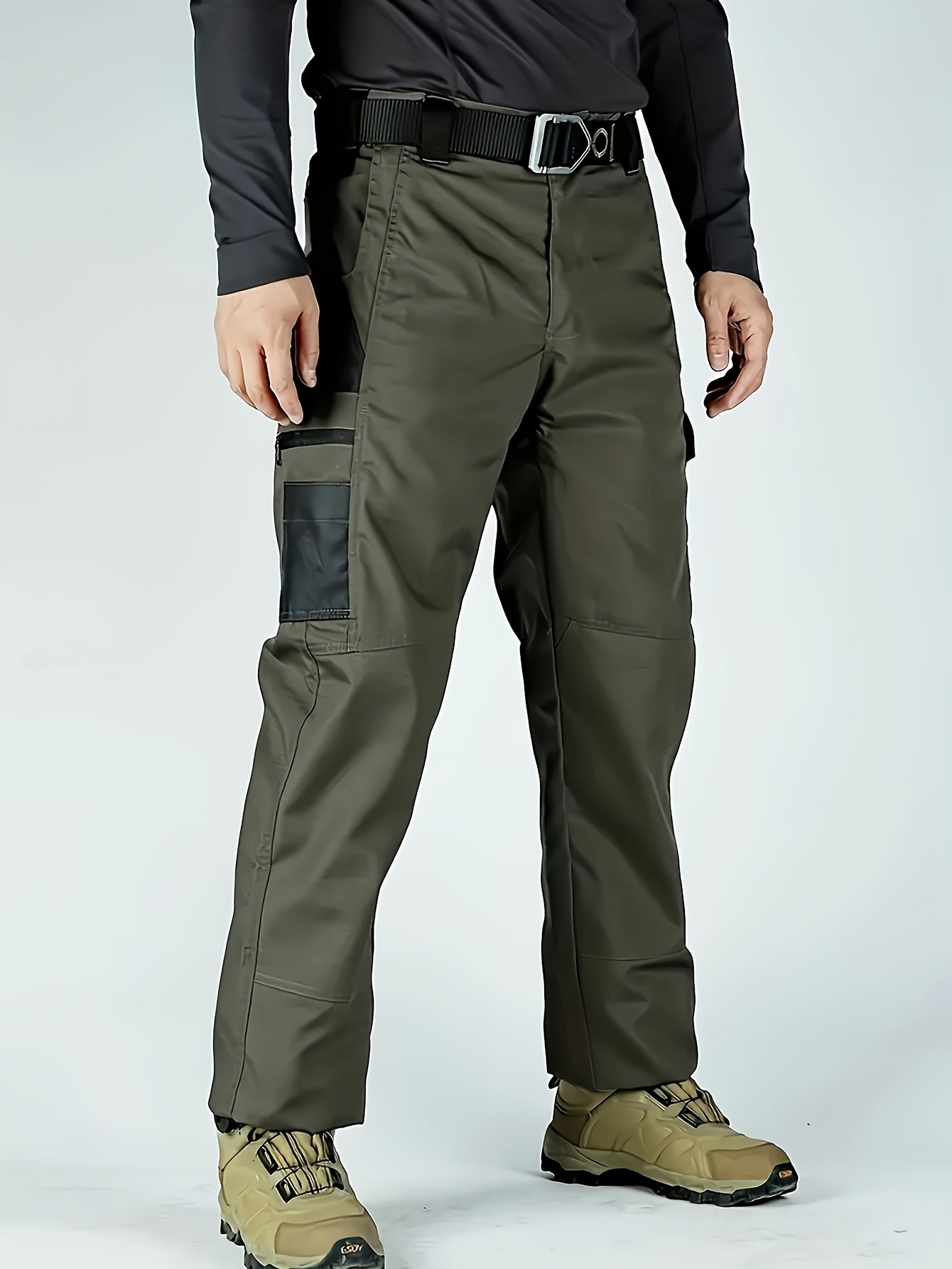 Men'S Tactical Cargo Pants - Quick-Dry Lightweight, Multi-Pocket Design, Regular Fit for Hiking, Camping, Outdoor Adventures (Belt Not Included), Hiking Pants, Adventure Clothing, Rugged Style, Scratch resistant Material, Utility Trousers