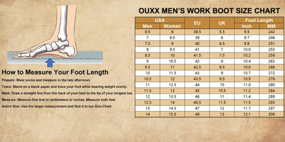 Men's Work & Safety Boots - Steel Toe Protection & Puncture Resistant 030757