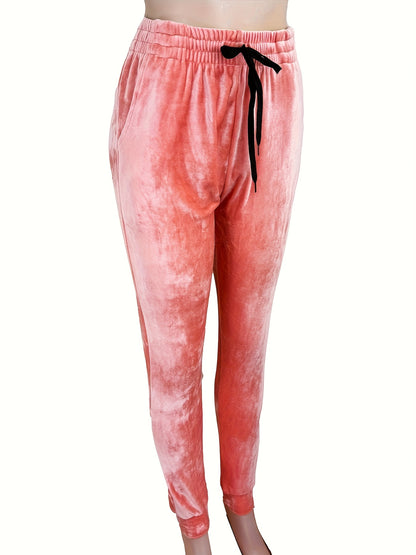 BCCSK Casual Velvet Jogger For Women/ Super Soft Warm Winter Leggings Yoga Pants/ Women'S Clothings