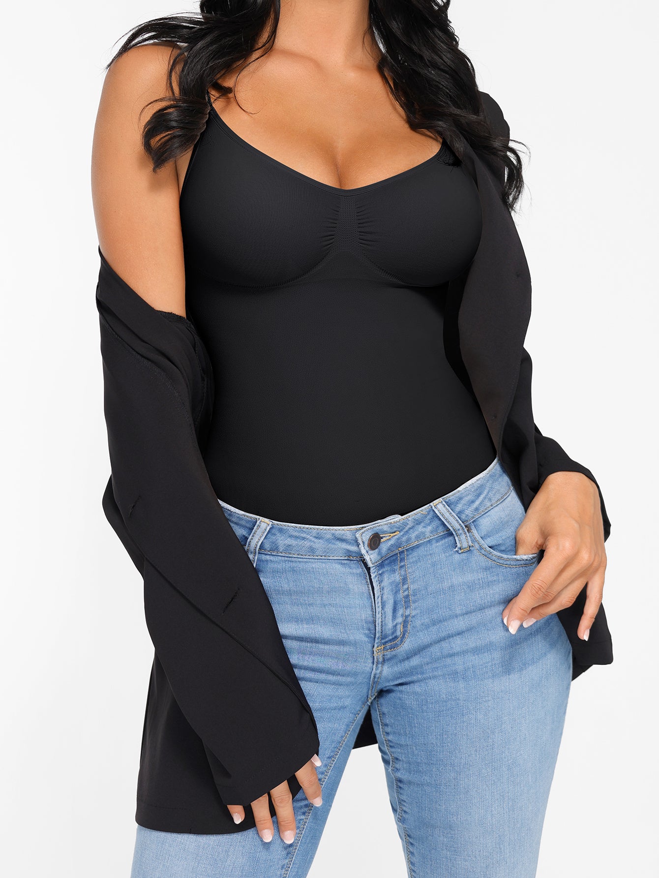 Womens Shapewear Tank Top Tummy Control Compression Cami Tanks Slimming Camisole Tops Shaping Shaper