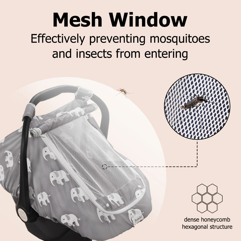 Baby Car Seat Cover - Breathable Beavtaens Covers Stretchy