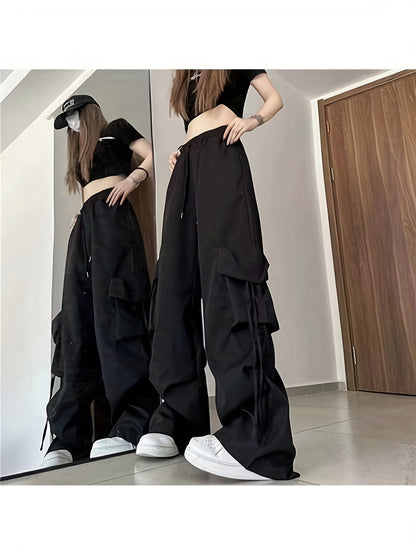 Viral Y2K 3pcs Ensemble | Cropped Hoodie, Cargo Pants, And Tank Top for Women - 2024 American Street Fashion