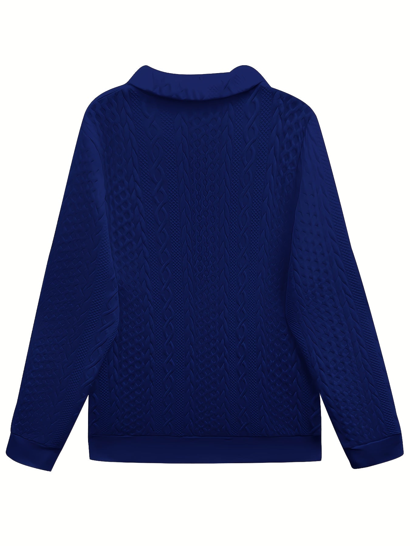 [Autumn Winter Solid Color Sweatshirt] New Fashionable And Elegant Autumn And Winter Solid Color Zipper Pocket Turnover Collar Women's Long Sleeve Sweatshirt