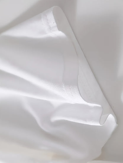 Women's White Printed Graphic T-Shirt - product view 7