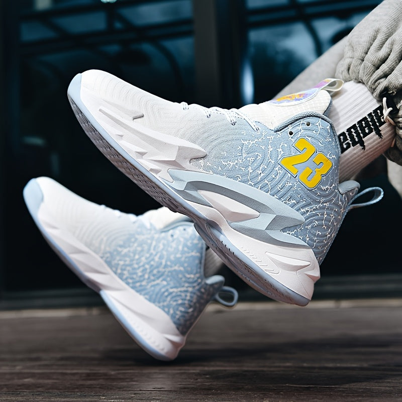 [Breathable Non-Slip Sneakers] Sneakers, Men's Basketball Shoes, Breathable And Non Slip, Outdoor Fashion Sports Shoes, Lightweight Running Shoes