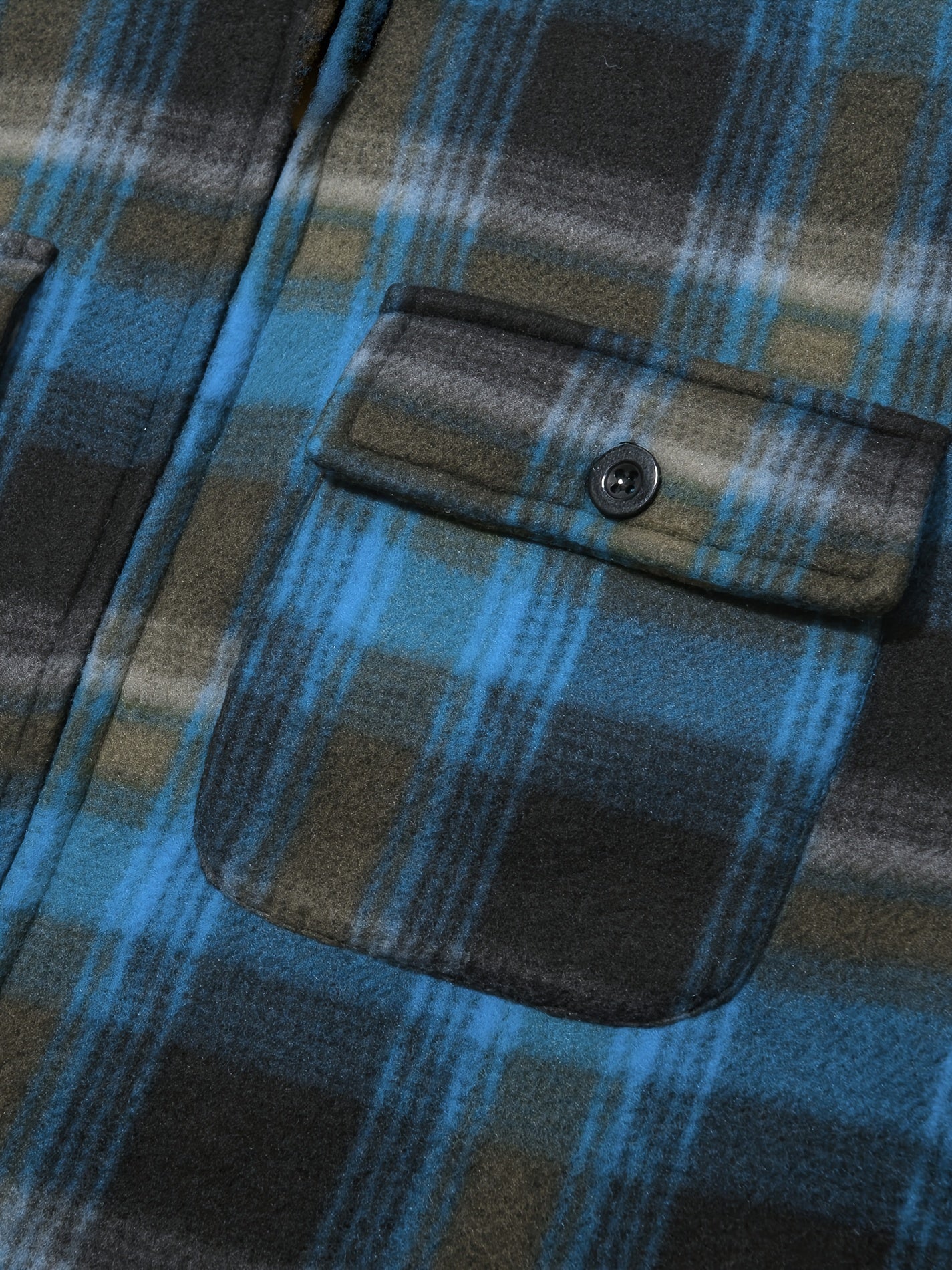 Men'S Heavyweight Fleece Hoodies Jacket - Full Zip Up Thick Sherpa Lined Flannel Plaid Shirt Jacket