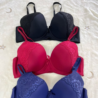 07 6Pack of Color 3Roe Button Bras B Cup and C Cup and D Cup and DD Cup