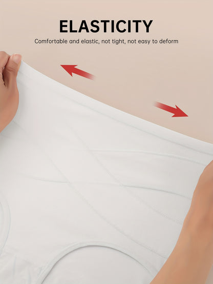 4pcs Plus Size High-Waist Shaping plus-size Panties- Breathable And Comfortable, Designed to Shape Your Figure Perfectly- Featuring A Wide Elastic Waistband for Extra Support, Providing All-Day Comfort