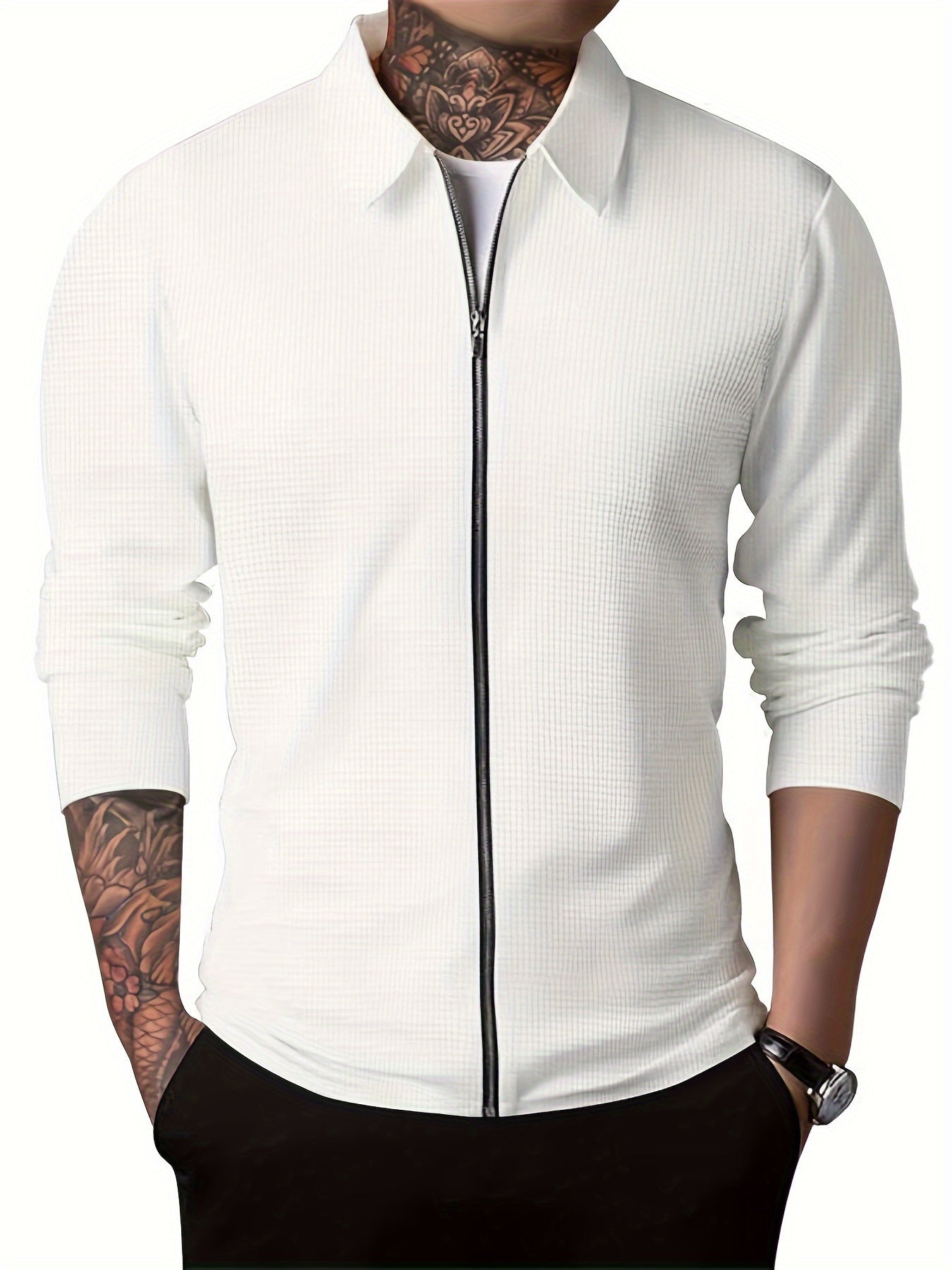 Men's Autumn And Winter Jackets, Slim Fit Cardigans with Collars, Men's Jackets, Casual Style, Suitable for Outdoor Travel