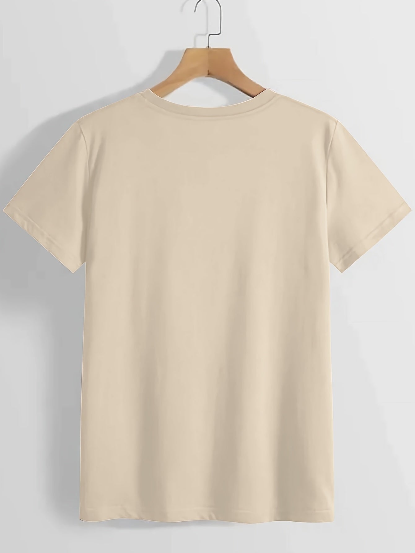Whimsical "It's Okay, I'm Fine, Everything's Fine" Women's Cat Print T-shirt - Light Blue, Casual Version, Round Neck, Short Sleeve, Polyester, Machine Washable