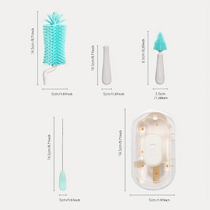 Electric Bottle Brush Set - USB Rechargeable Cleaning Kit