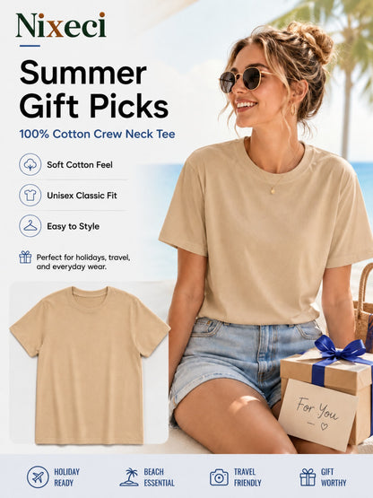 USA 250th Anniversary Independence Day American Flag Stars and Stripes Print Crew Neck T-Shirt, Summer Casual Vacation Women's Short Sleeve Top, Soft Stretch Fabric, Multiple Colors Available