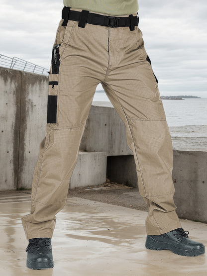 2Pack Men'S Utility Cargo Pants, Lightweight Tactical Workwear, Stretch Ripstop