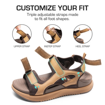 Women's Walking Sandals Hiking Sandals Women Sandals Sport Sandals Thick Athletic Cushion Adjustable Strap Adjustable Straps Comfortable Shoes Brand Women Shoes