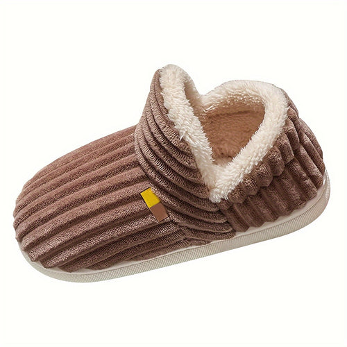 Women's winter non-slip slippers, plush warm and comfortable slippers for indoor and outdoor