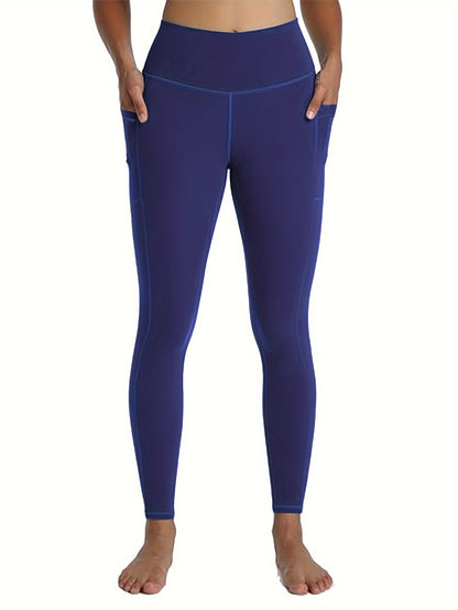 2026 5-Pack Plus Size Sports Leggings For Women, High-Waisted Cropped Yoga Pants With Pockets, Fitness Running Compression Tights, Game Day Fan Gear for Football and All Fans