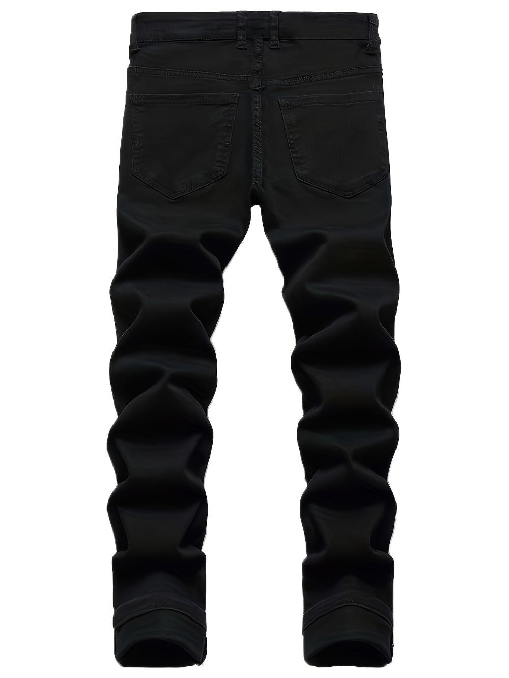 Men's Slim Fit Jeans - Classic Wash Distressed Travel 327461